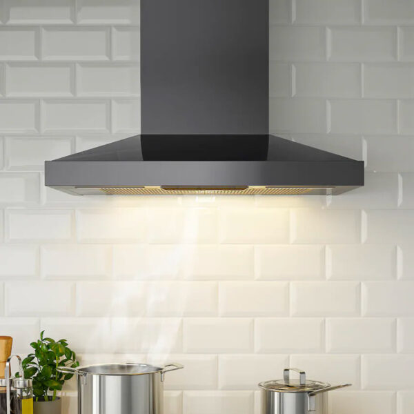 Wall mounted range hood Stainless steel Vinstgivande